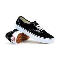 VANS AUTHENTIC BLACK WHITE SHOES NEW SHOE KINGPIN SKATE SURF AUSTRALIAN SELLER