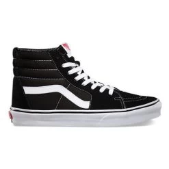 VANS SHOES SK8-HI BLACK / WHITE SKATEBOARD SK8 HI SHOE SKATE HIGH AUST SELLER