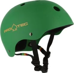 PROTEC HELMET Classic SKATE Matte Rasta Green PRO-TEC AUST SELLER PRO TEC NEW