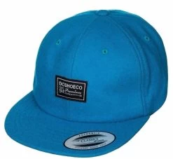 DC Shoes FLOPPIN Mens Adjustable Buckle Back Strap Hat Atlantic Blue NEW
