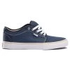 VANS SHOES CHUKKA LOW YOUTH NAVY / WASHED CANVAS / WHITE SKATE KIDS BOYS -Skateboard Equipment Store 16094013477100003