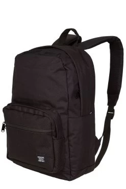 HERSCHEL POP QUIZ BLACK / BLACK RUBBER MESH BACKPACK BACK PACKS BAGS BAG NEW