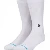 STANCE SOCKS ICON WHITE US 9 - 12 OSFA FREE POSTAGE AUSTRALIAN SELLER
