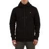 Volcom EMPIRE ZIP BLACK HOODY HOODIE HOODED SWEAT SHIRT New Black Aust Seller