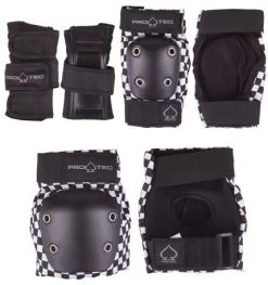 PRO-TEC STREET PADS ELBOW KNEE WRIST PROTEC SKATEBOARD FREE POST AUS SELLER [Size: Youth Medium]
