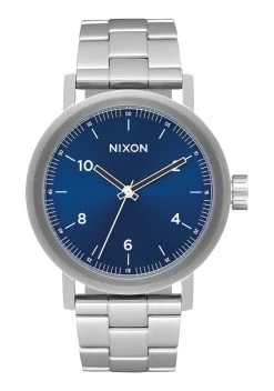 NIXON Stark Blue Sunray WATCH NEW FREE POST AUST A1192 1258-00 SILVER