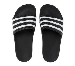 ADIDAS ADILETTE SLIDE ON SANDAL BLACK WHITE BLACK SKATEBOARD SURF FREE POSTAGE AUSTRALIAN 11 ADIDAS ADILETTE SLIDE ON SANDAL BLACK WHITE BLACK SKATEBOARD SURF FREE POSTAGE AUSTRALIAN -Skateboard Equipment Store 2425 4