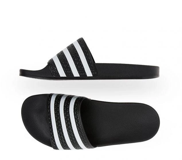 ADIDAS ADILETTE SLIDE ON SANDAL BLACK WHITE BLACK SKATEBOARD SURF FREE POSTAGE AUSTRALIAN 3 ADIDAS ADILETTE SLIDE ON SANDAL BLACK WHITE BLACK SKATEBOARD SURF FREE POSTAGE AUSTRALIAN