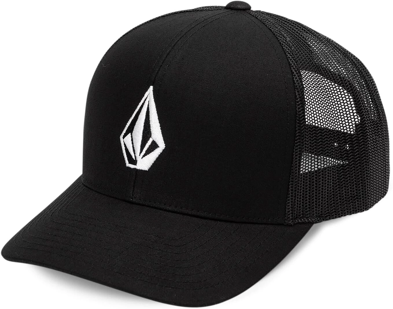 VOLCOM CAP TRUCKER Fullstone Cheese Black HAT CAP Aust Seller 3 VOLCOM CAP TRUCKER Fullstone Cheese Black HAT CAP Aust Seller