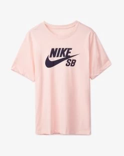 Nike SB Tee M NK SB DRY TEE DFCT LOGO Pink T-SHIRT TSHIRT NEW -Skateboard Equipment Store 24474 1