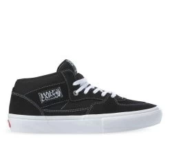 VANS HALF CAB PRO BLACK/WHITE SKATE SHOES MENS AUS SELLER KINGPIN SKATEBOARD