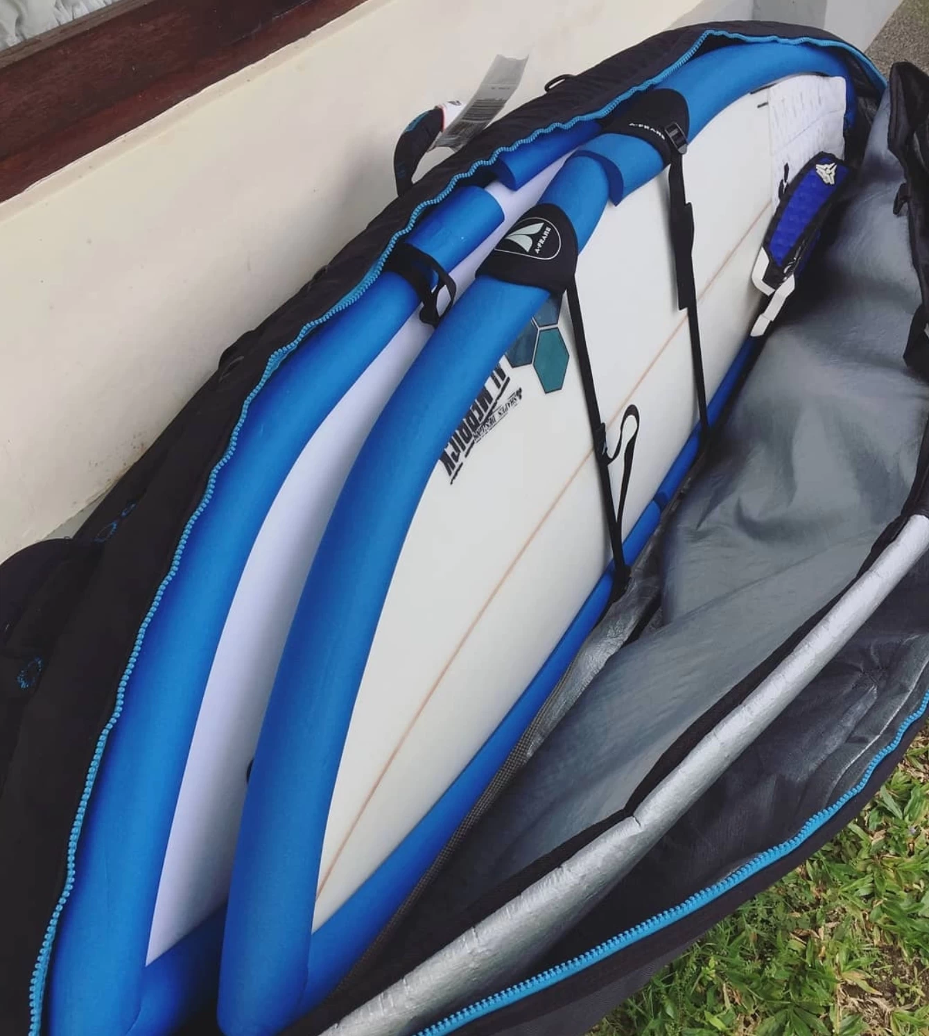 A FRAME SURFBOARD PROTECTION BLUE HIGH DENSITY FOAM SURF 4 A FRAME SURFBOARD PROTECTION BLUE HIGH DENSITY FOAM SURF - Image 2