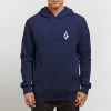 Volcom SUPPLY STONE PULLOVER HOODY HOODED FLEECE New NAVY Aust Seller [Size: M] -Skateboard Equipment Store 25739