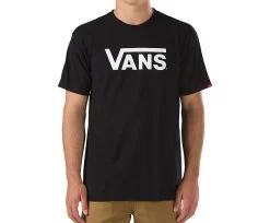 VANS SHOES Classic TEE BLACK T-SHIRT AUST SELLER