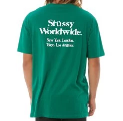 STUSSY TEE THINK SS T-SHIRT KELLY GREEN AUST SELLER -Skateboard Equipment Store 26364 1