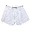 STUSSY BASIC BOXER WHITE BOXERS NEW AUSTRALIAN SELLER -Skateboard Equipment Store 26447