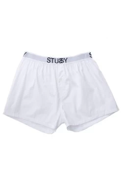 STUSSY BASIC BOXER WHITE BOXERS NEW AUSTRALIAN SELLER