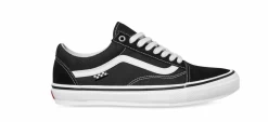 VANS OLD SKOOL PRO SHOES BLACK WHITE AUSTRALIAN SELLER FREE POSTAGE KINGPIN [SIZE: MENS US 8/WOMENS US 9.5] [Colour: BLACK]