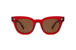 Epokhe Sunglasses Dylan Blood Red / POLISHED BRONZE Mens Womens Shades Free Postage