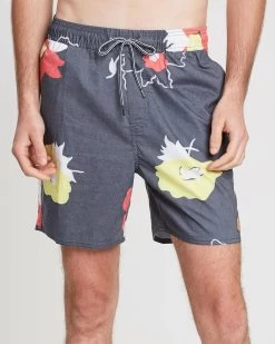 BRIXTON HAVANA TRUNK BLACK / YELLOW / RED Shorts Board Shorts 7 BRIXTON HAVANA TRUNK BLACK / YELLOW / RED Shorts Board Shorts -Skateboard Equipment Store 27815 2