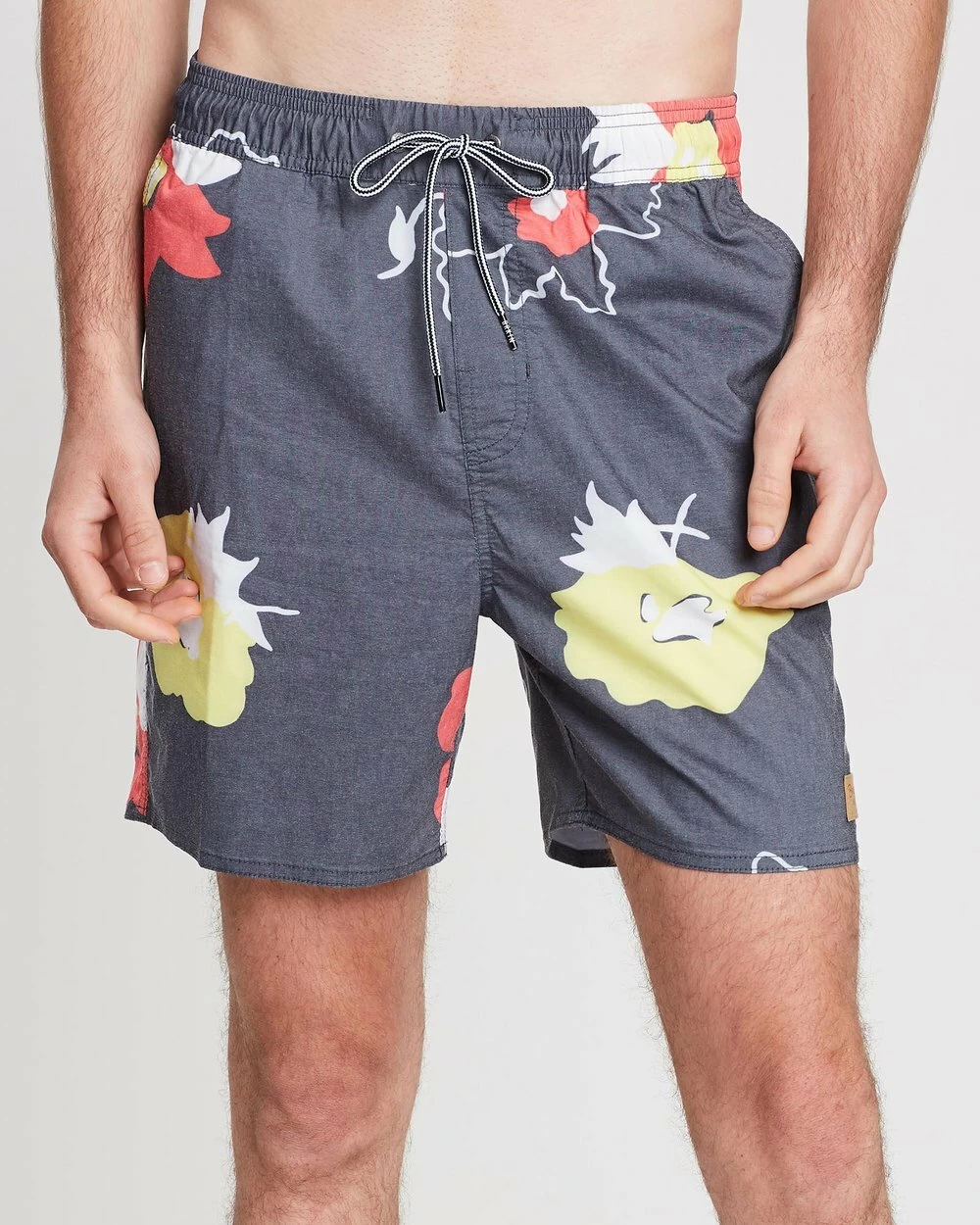 BRIXTON HAVANA TRUNK BLACK / YELLOW / RED Shorts Board Shorts 5 BRIXTON HAVANA TRUNK BLACK / YELLOW / RED Shorts Board Shorts - Image 3