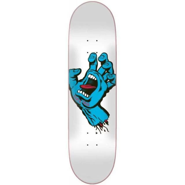 SANTA CRUZ SCREAMING HAND DECK WHITE BLUE SKATEBOARD DECK FREE POSTAGE KINGPIN 3 SANTA CRUZ SCREAMING HAND DECK WHITE BLUE SKATEBOARD DECK FREE POSTAGE KINGPIN