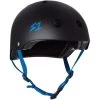 S1 S-ONE LIFER HELMET BLACK MATTE / CYAN STRAPS SKATE SKATEBOARD HELMET AUST BICYCLE CERTIFIED [Size: XL] -Skateboard Equipment Store 29481A4
