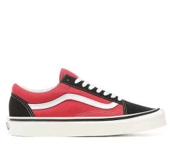 VANS OLD SKOOL BLACK / RED 36 DX ANAHEIM FACTORY