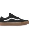 VANS OLD SKOOL PRO BLACK GUM SHOES FREE POST AUST SELLER SKATE SHOP SCHOOL [Size: MENS US 8] -Skateboard Equipment Store 29643