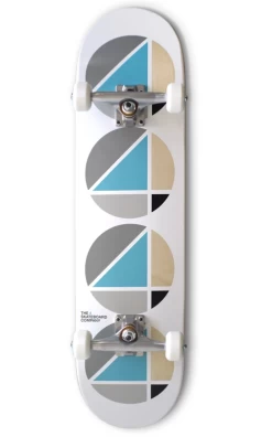 The 4 Skate Co Repeat Complete Board TEAL WHITE