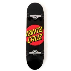SANTA CRUZ COMPLETE SKATEBOARD CLASSIC DOT 8.0" X 31.25" Black