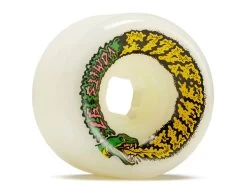 SANTA CRUZ WHEELS White SLIME BALLS SNAKE VOMITS 60MM 97A SKATEBOARD