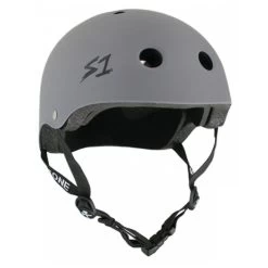 S1 S-ONE LIFER HELMET LIGHT GREY MATTE SKATE SKATEBOARD HELMET AUST BICYCLE CERTIFIED [Size: S]