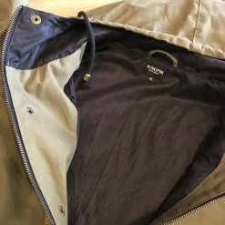 KINGPIN SKATE SUPPLY HOODED JACKET OLIVE GREEN ZIP FRONT BUTTONS WINDBREAKER DRAWSTRINGS -Skateboard Equipment Store 31446 4