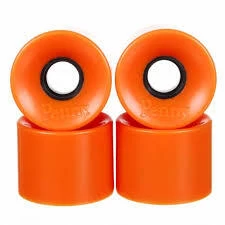 PENNY SKATEBOARD WHEELS 59MM 83A X 45MM SOLID ORANGE WIDE AUST SELLER
