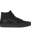 VANS SHOES SK8 HI PRO BLACKOUT BLACK / BLACK
