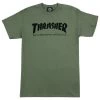 Thrasher Skate Mag T-Shirt Tee New Army Green Skate Shop Aust Seller Thrasher [Size: M] -Skateboard Equipment Store 32108