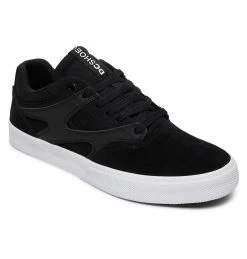 DC SHOES KALIS VULC BLACK / WHITE -Skateboard Equipment Store 32381S 2