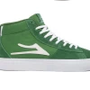 LAKAI NEWPORT HIGH SHOES GREEN SUEDE SHOE [Size: US 12] -Skateboard Equipment Store 32495