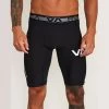 RVCA Compression Short - Black [Size: S] -Skateboard Equipment Store 32788