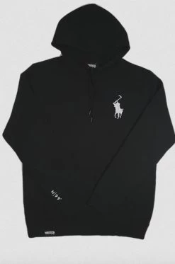99 DEGREES Reaper Hood Jumper Pullover Hoodie BLACK [Size: XL]