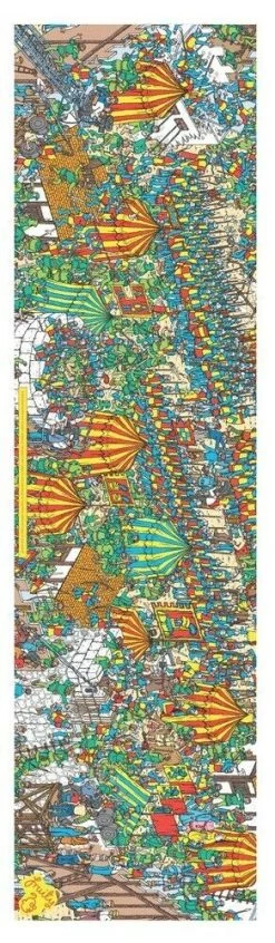 FRUITY Skateboard Grip Tape WHERE'S WALLY ROBIN HOOD 9" X 33"