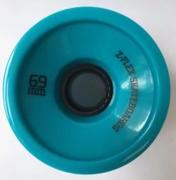 Z-FLEX Z-PRO Longboard Wheel 69MM TEAL BLUE Skateboard ZFLEX Wheels