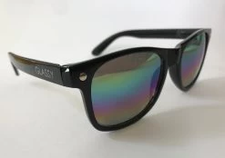 GLASSY Leonard Mirror BLACK MULTI Sunglasses Shades Sunnies