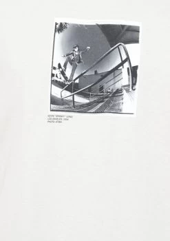 RVCA Baker Photo Kenvin "SPANKY" Long Short Sleeve BONE T-Shirt Tee Ruca [Size: S] -Skateboard Equipment Store 33528 2