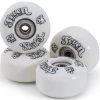 SEVEN SKATES WHEELS & BEARINGS SET 52MM ABEC 7 SET OF 4 WHITE HARD FREE POSTAGE AUSTRALIAN SELLER -Skateboard Equipment Store 33573