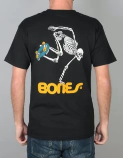 BONES Powell Peralta Sk8board Skeleton Tee T-shirt [Size: L]