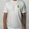 SHAKE JUNT Blocked Short Sleeve Tee WHITE T-shirt [Size: M] -Skateboard Equipment Store 33714