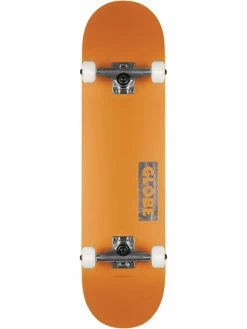 Globe Goodstock Skateboard Complete NEON ORANGE 8.125" -Skateboard Equipment Store 33869 1