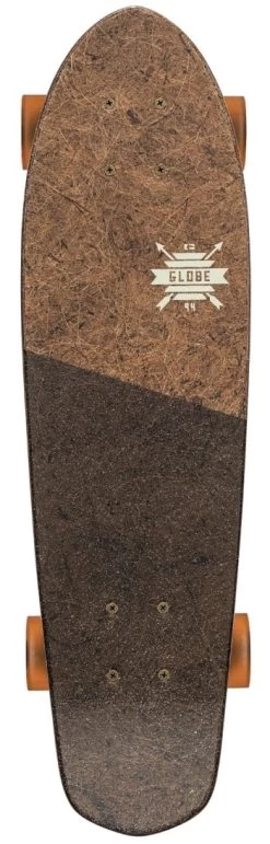 GLOBE Blazer 7.25" X 26" Complete Skateboard COCO BLACK | Coconut Husk Skate Board Deck